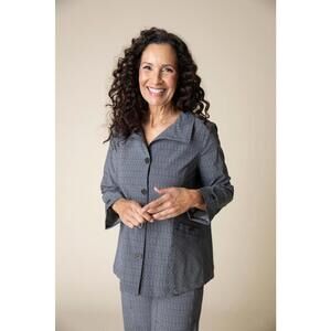 Power Stretch Modern Geo Easy Swing Jacket